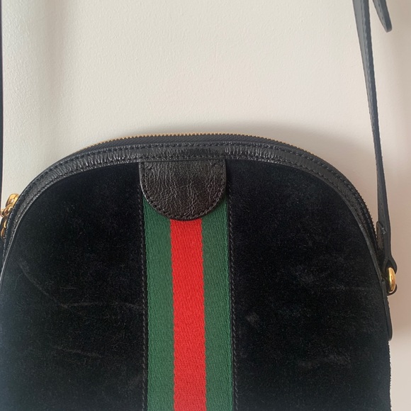 Gucci Ophidia Small Crossbody in Suede - Picture 6 of 7
